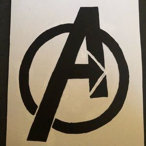 Avengers Cardboard Painting
